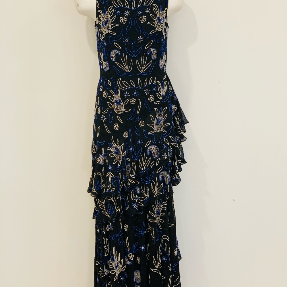 Parker Size Small Beaded Evening Gown
